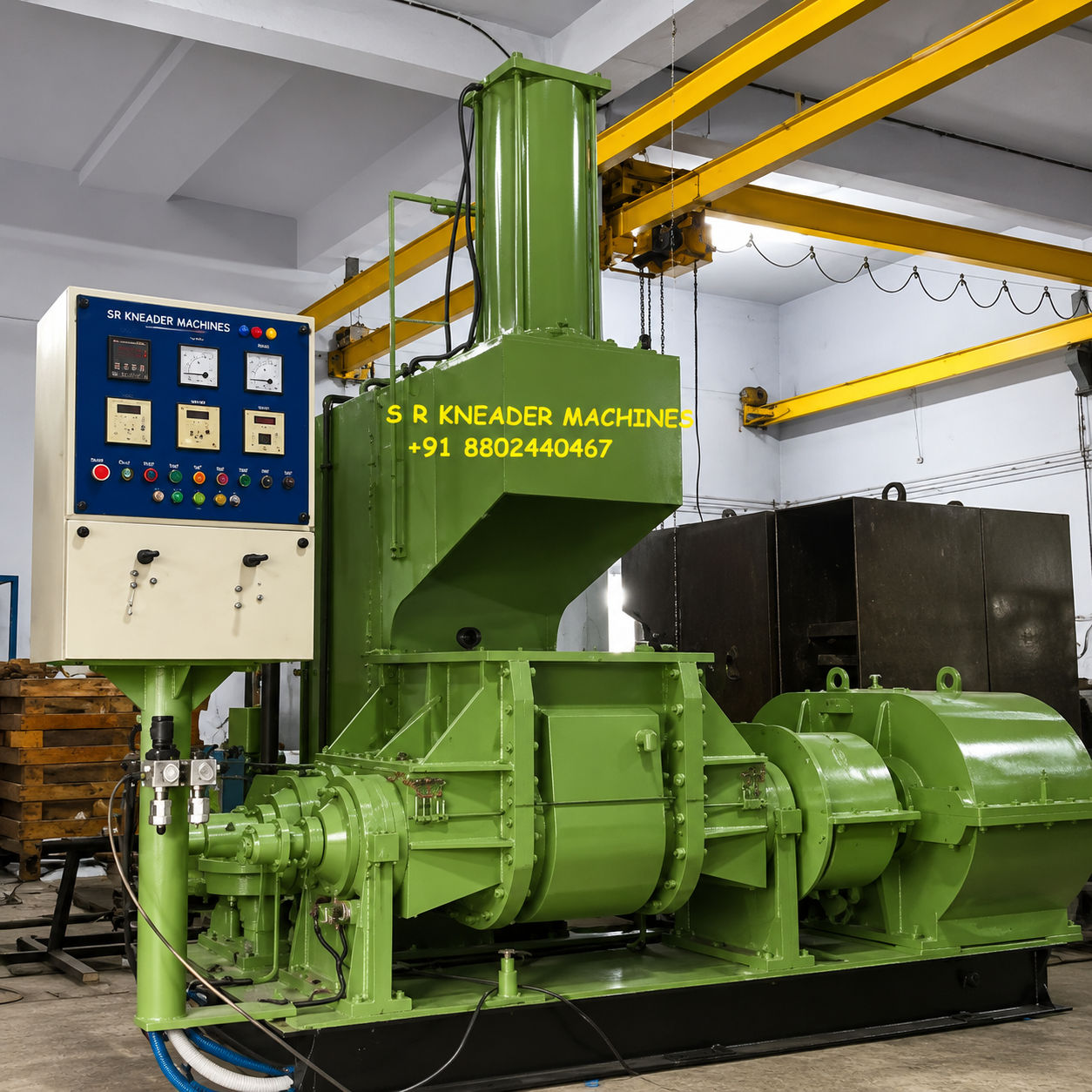 25 Litres Rubber Dispersion Kneader Machine (40 HP)